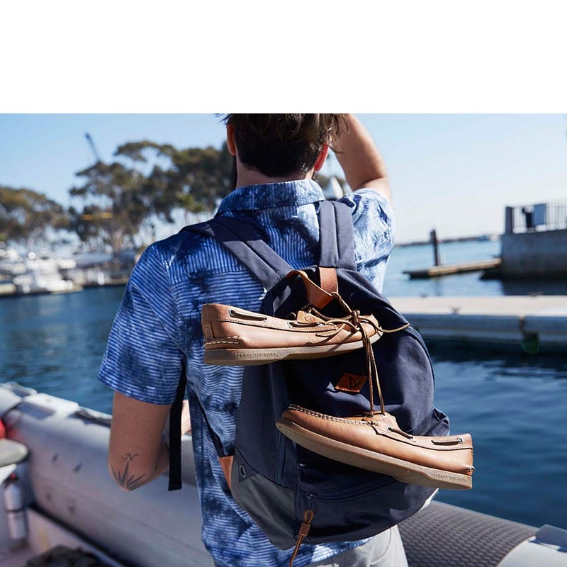 Sperry Men's Authentic Original 2-Eye Boat Shoe, Sahara, 9.5 XW US